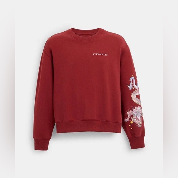 Coach Tops - NWT Coach Outlet New Year Crewneck With Dragon